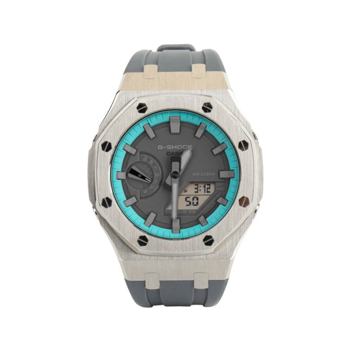 CASIO CASIO Custom Collection GA 2110 Collection Quartz Movement Watch Unisex Gray Dial