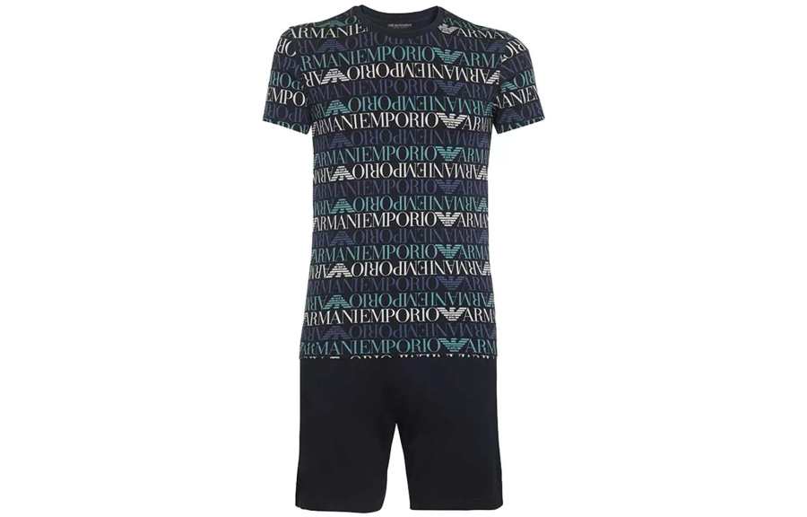 EMPORIO ARMANI Casual Sportswear Men's Dark Blue