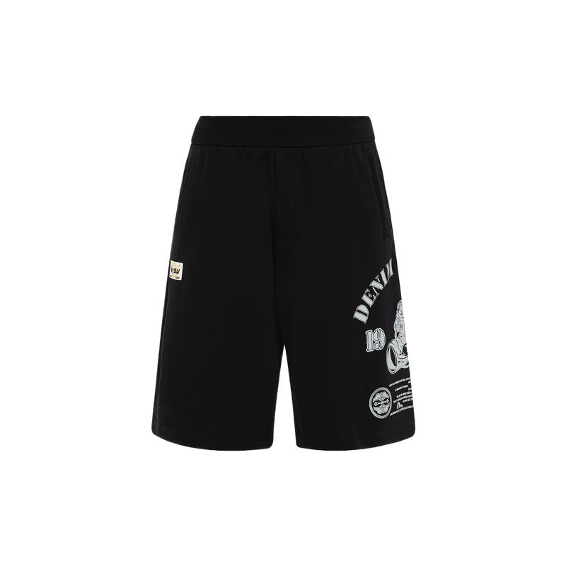 EVISU EVISU Casual Shorts Men's Black Moderate