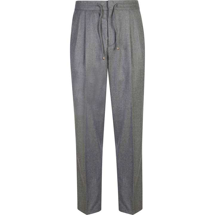 Brunello Cucinelli Brunello Cucinelli Pleated Tapered Leg Trousers