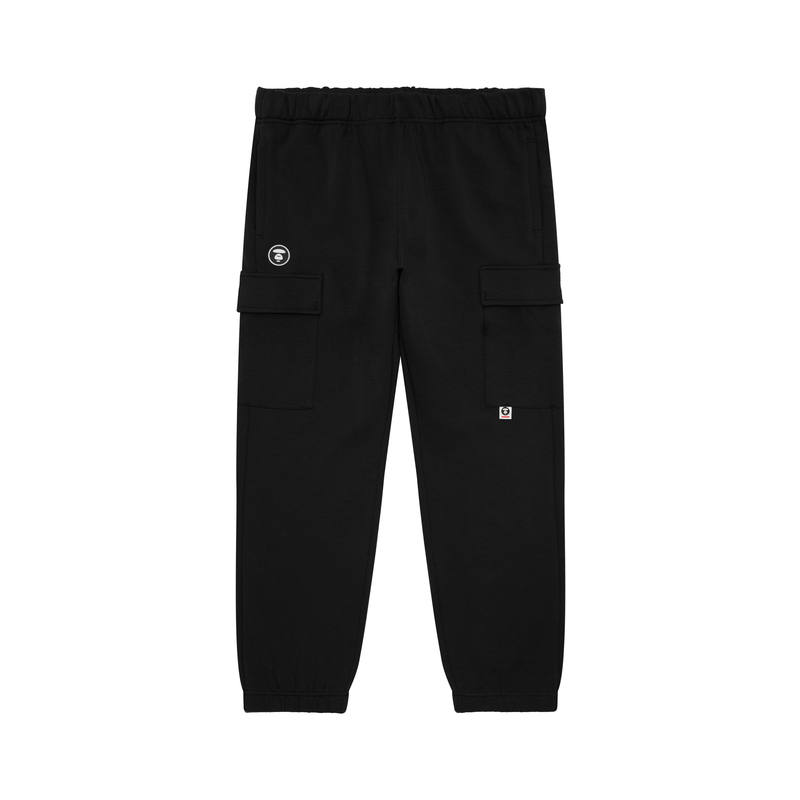 Aape Aape logo-patch cargo track pants