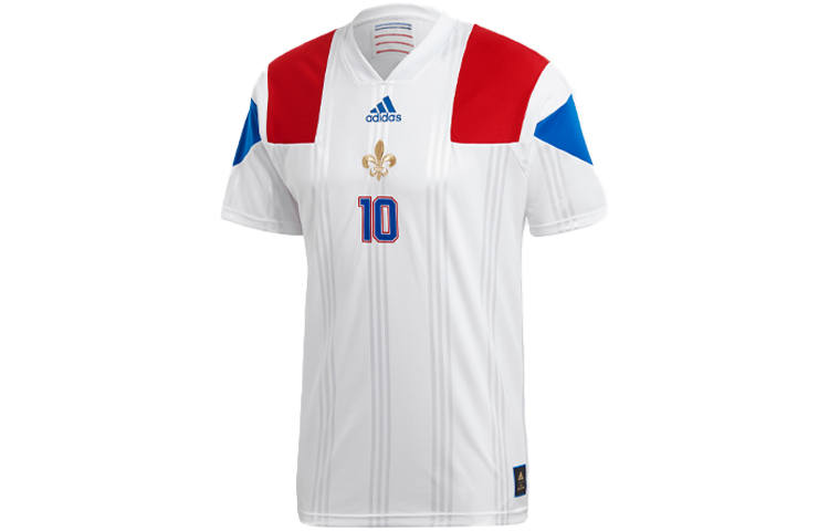 Adidas Adidas Soccer Jerseys Men's White Moderate Straight Fit