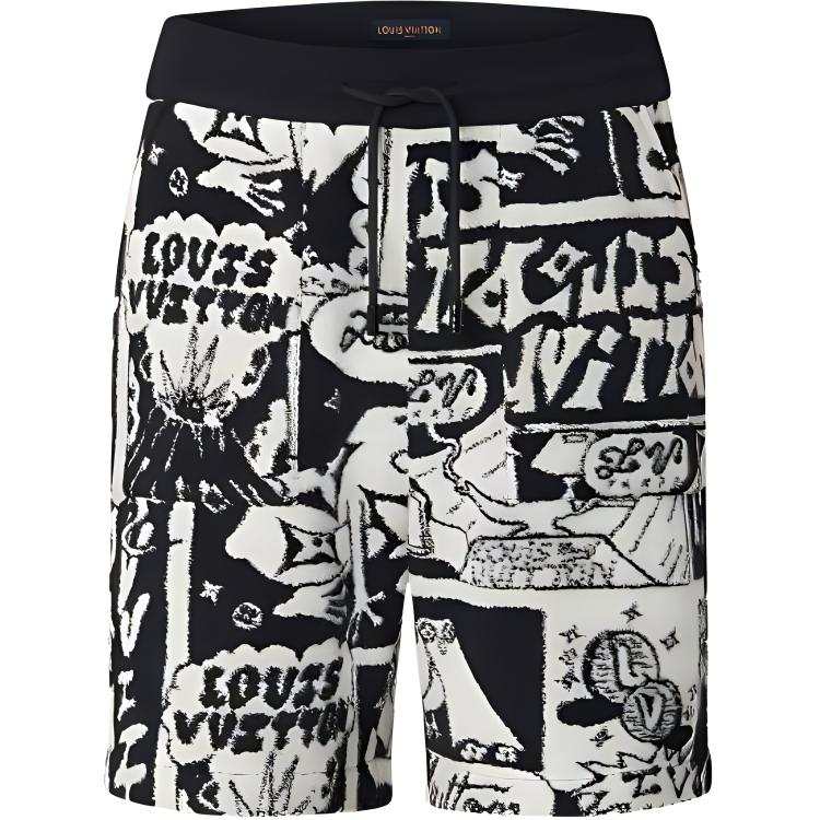 LOUIS VUITTON Casual Shorts Men's Black
