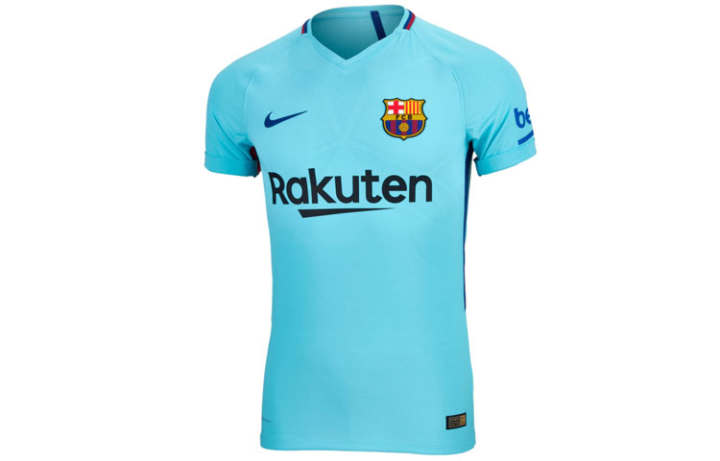 Nike Nike Barcelona Soccer Jersey Men's Blue