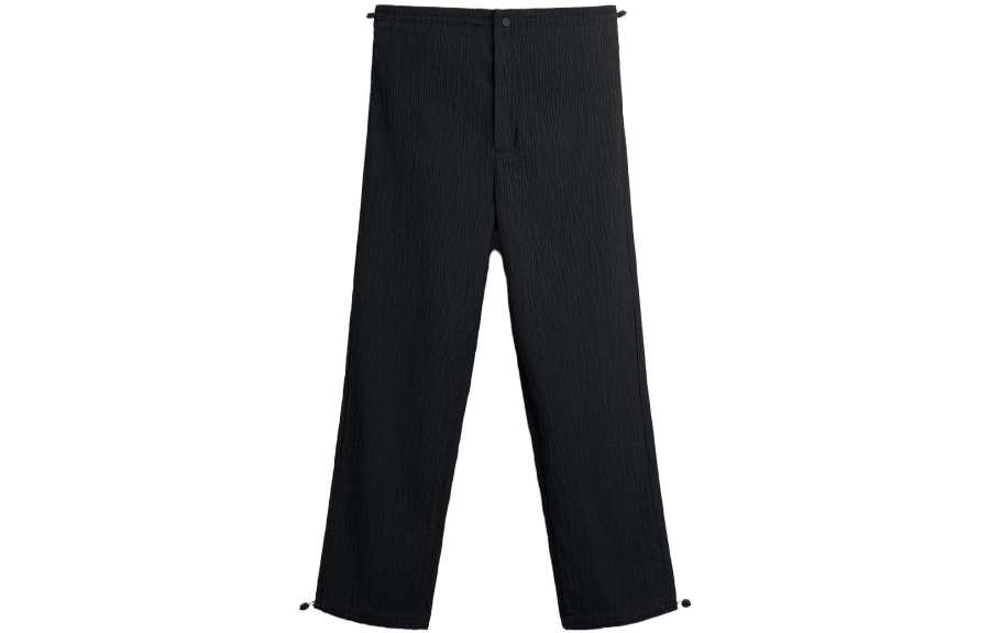 ZARA Casual Pants Men's Black Moderate Slim Fit Pants