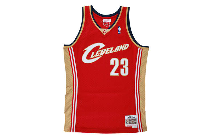 Mitchell Ness Mitchell & Ness Nba Kids Cleveland Cavaliers James LeBron 2003 04 Swingman Road Jersey
