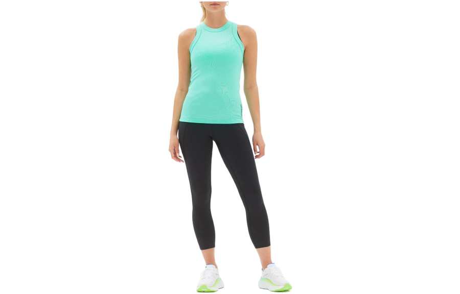 New Balance New Balance Tank Tops Women's Turquoise Straight Fit