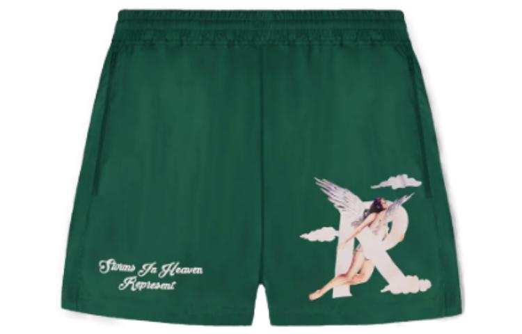 REPRESENT REPRESENT Casual Shorts Men's Green Moderate
