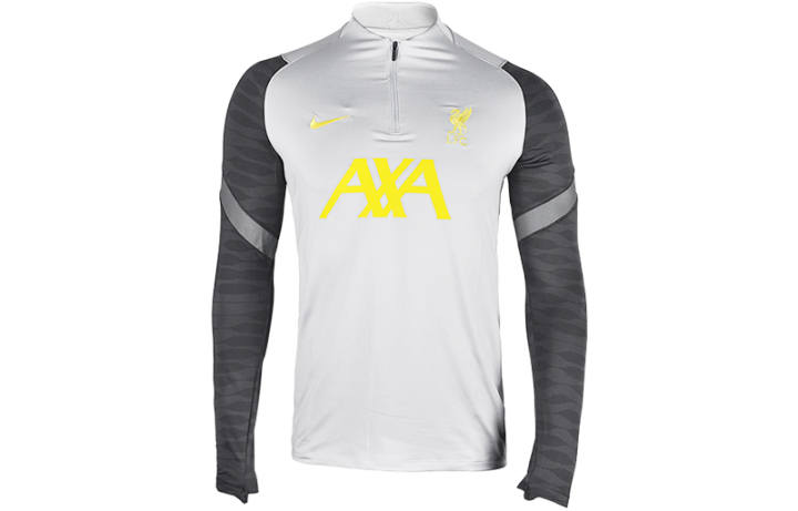 Nike Nike Liverpool Soccer Jerseys Men's Light Gray Moderate