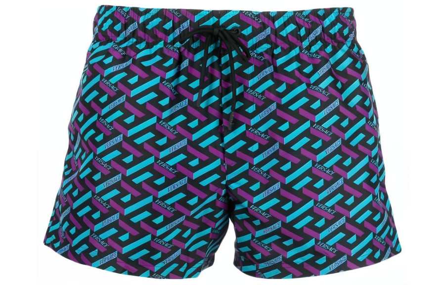 VERSACE VERSACE Geometric Print Swim Shorts