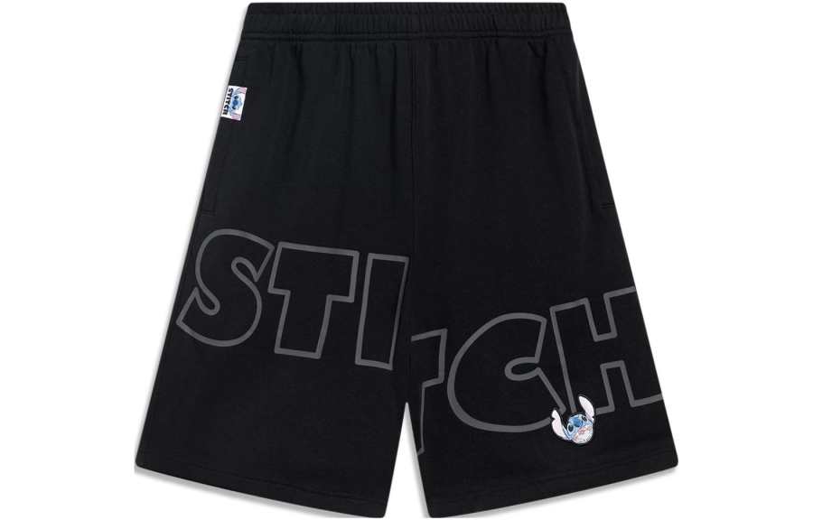 Li-Ning Li Ning x Disney Casual Shorts Men's Black
