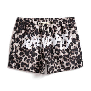 GAILANG Beach Shorts Men's Leopard Print