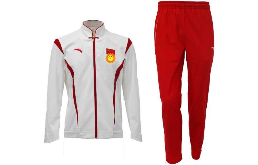 Anta Casual Sportswear Unisex Pure White/Classic Red