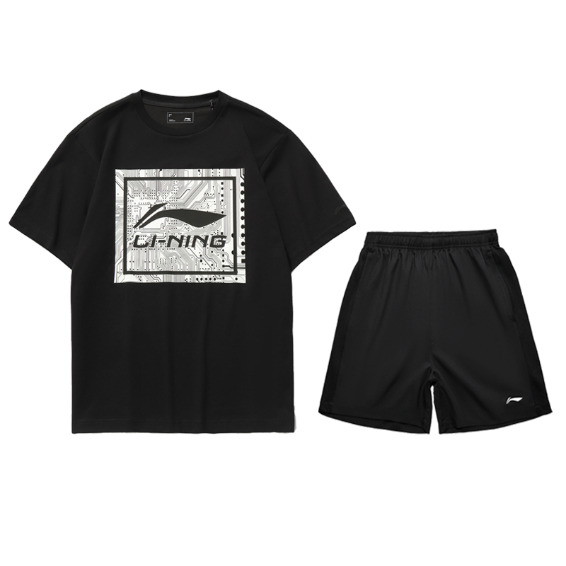 Li-Ning Li Ning Sports Life Collection Casual Sportswear Men's Black