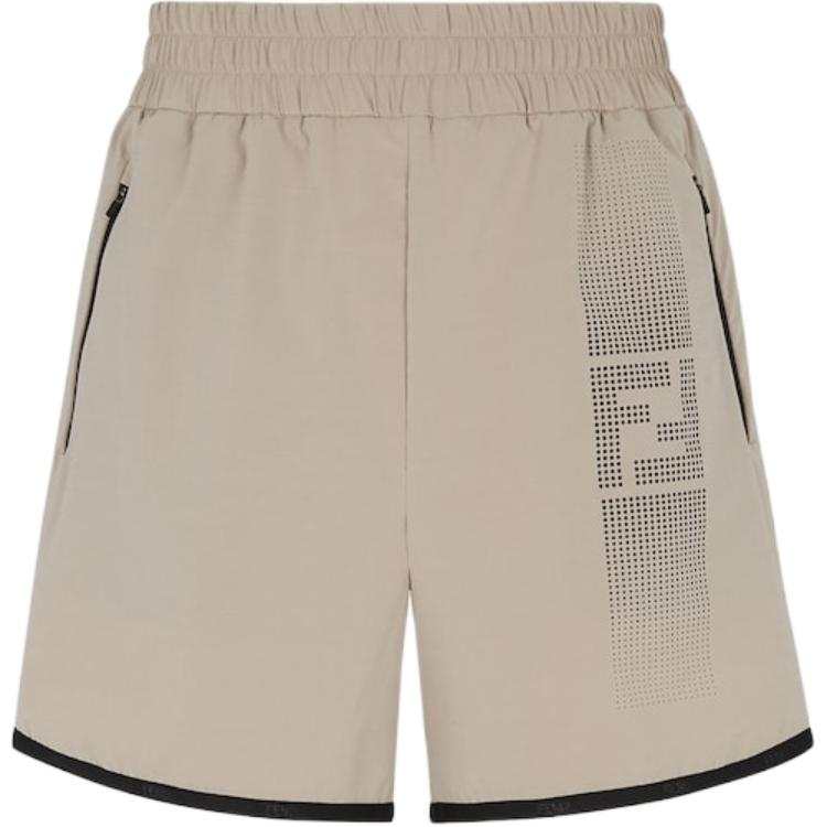 FENDI FENDI Logo Printed Bermuda Shorts