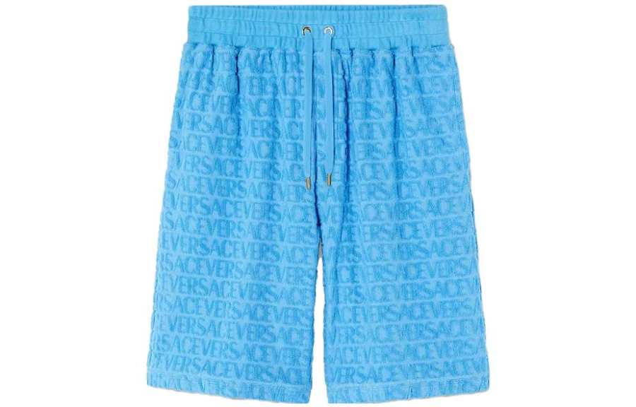 VERSACE VERSACE SS23 Casual Shorts Men's Blue