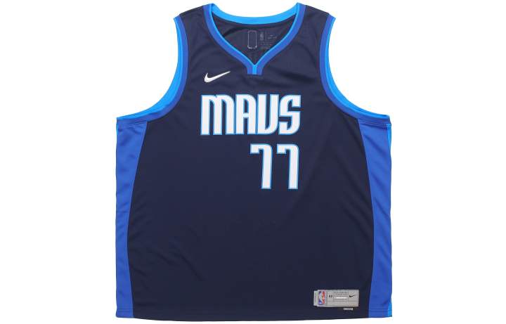 Nike Nike NBA Basketball Jerseys Men's Navy Blue Moderate Straight Fit