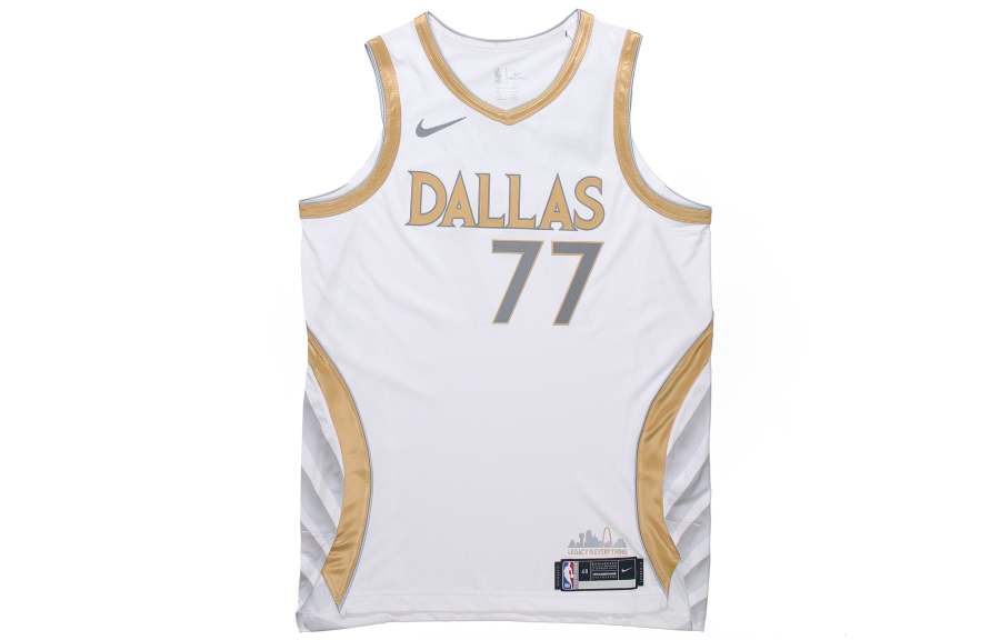 Nike Nike Basketball Jersey AU Player Edition 20 21 Season, Mavericks, Luka Dončić Size 77 Men's White
