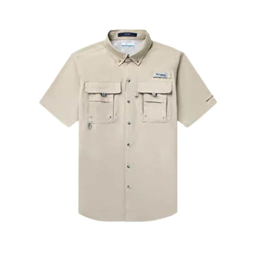 Columbia PFG Shirt Unisex Gray Green