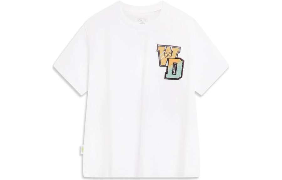 Li-Ning Li Ning Crew Neck Loose Fit Straight Fit Short Sleeved T Shirt Boys'