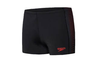 Speedo Swimming Shorts Men's Black/Red Thin