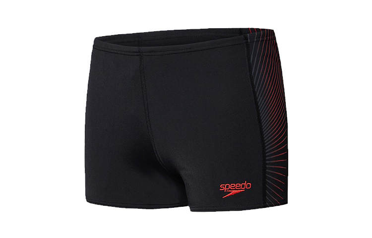 Speedo Speedo Swimming Shorts Men's Black/Red Thin