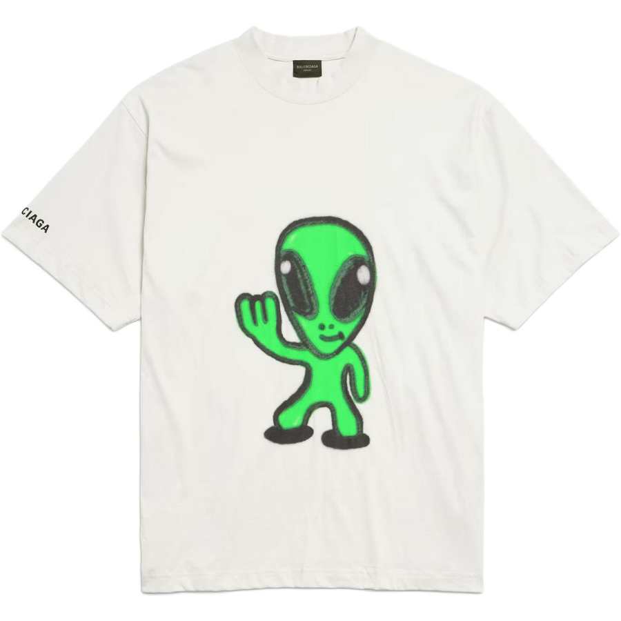 Balenciaga T Shirt Regular Fit Men's White