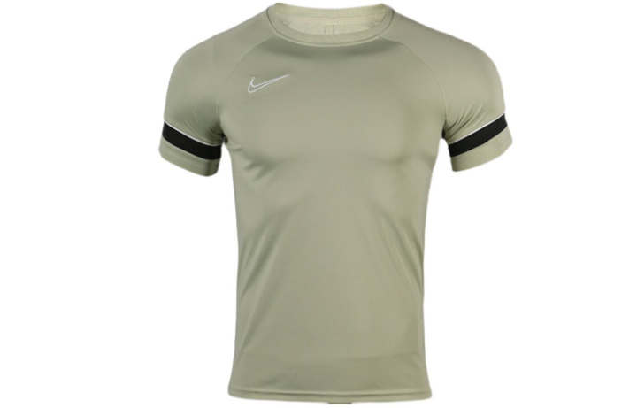 Nike Nike Soccer Jerseys Men's Olive Green Moderate Straight Fit