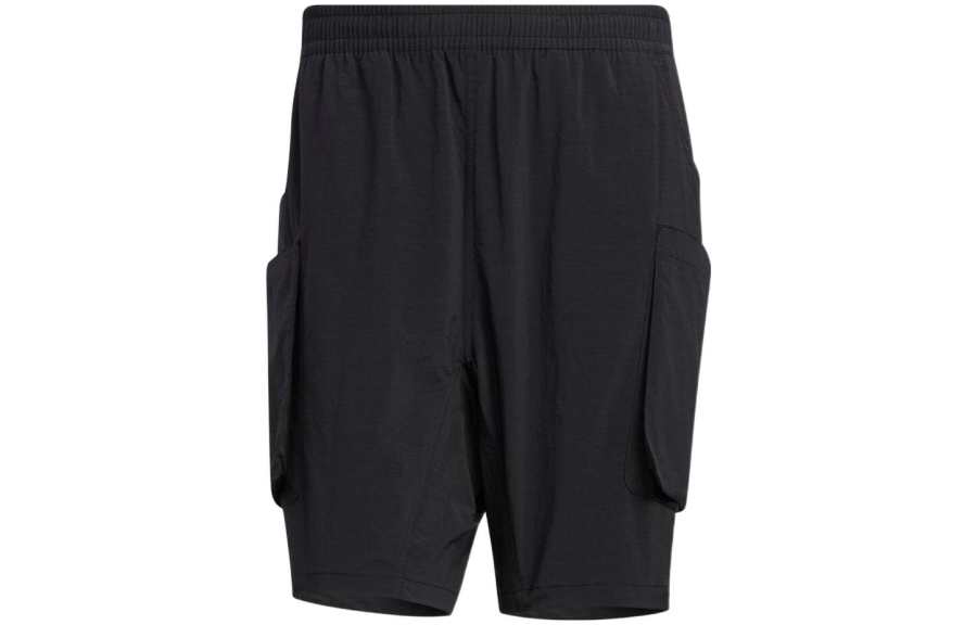 Adidas Adidas Casual Shorts Men's Black Moderate