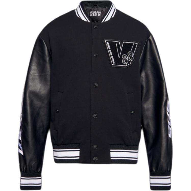 VERSACE JEANS COUTURE Logo-patch Cotton Bomber Jacket