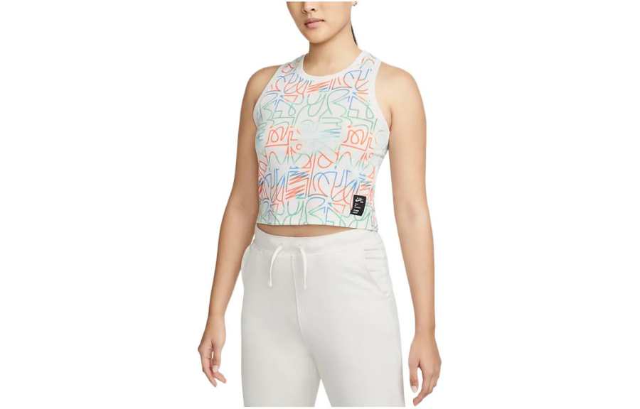 Nike Nike Tank Tops Women's White Straight Fit