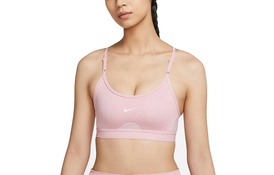 Nike Nike Tank Tops Women's Pink Collarless Moderate Lace Up