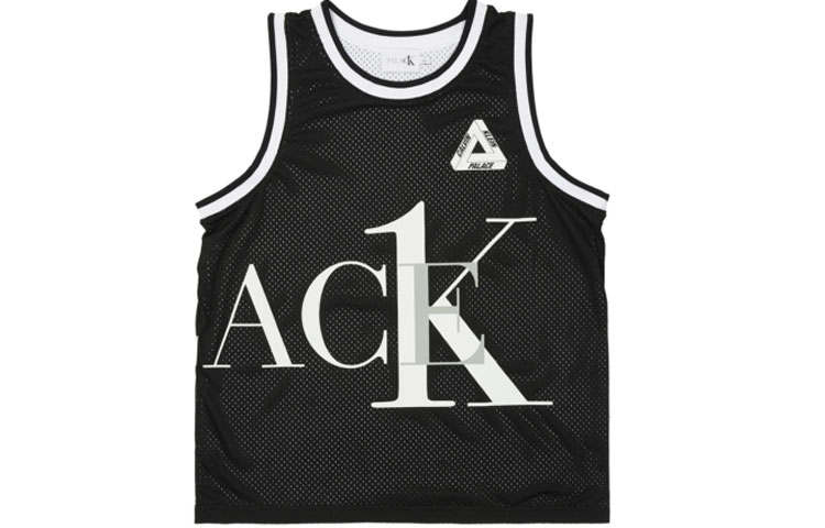 PALACE X Calvin Klein Basketball Jerseys Men's Black Moderate Racerback