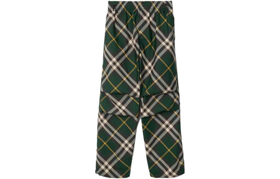 Burberry Casual Pants Men's Ivy Green