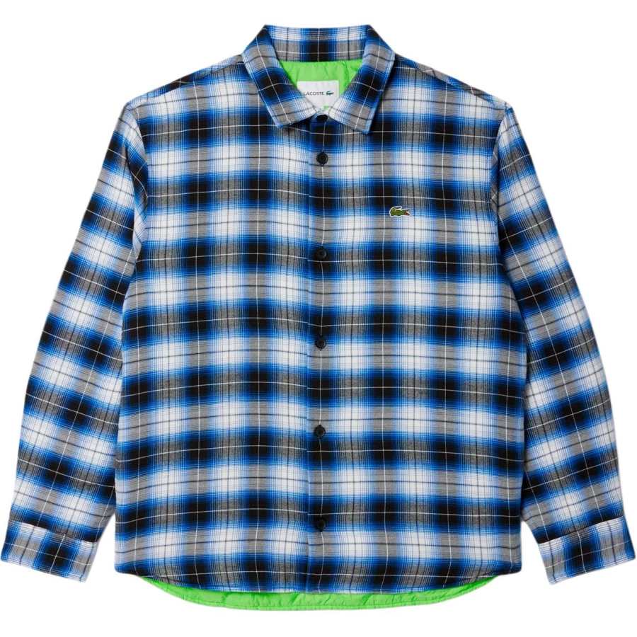LACOSTE LACOSTE Puffer Jacket Men's White/Blue