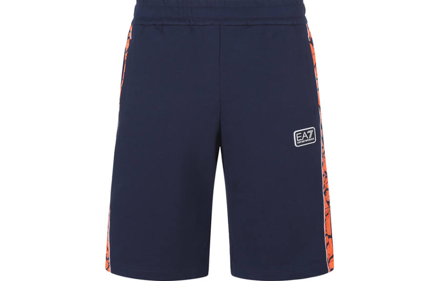 EMPORIO ARMANI Casual Shorts Men's Marine Blue Orange