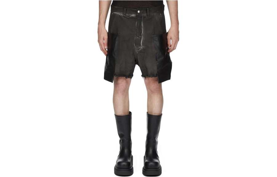 Rick Owens Stefan panelled cargo shorts