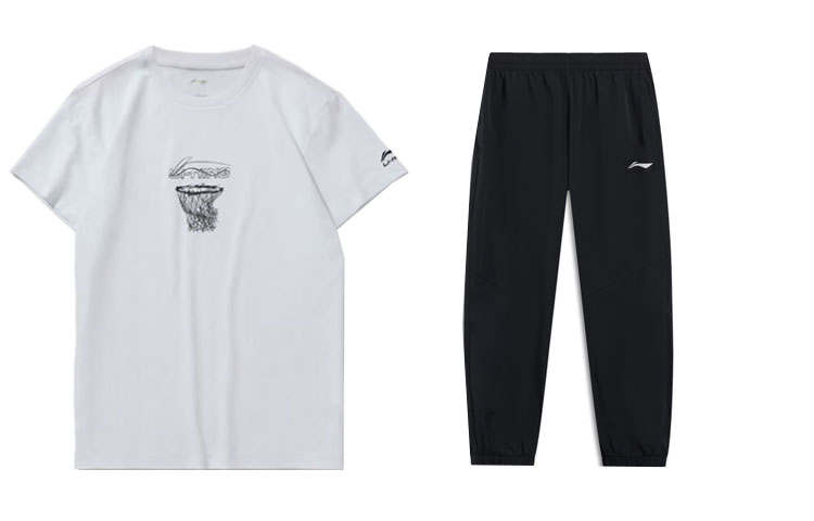 Li-Ning Li Ning Casual Sportswear Men's Crew Neck Moderate