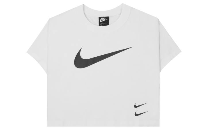 Nike Nike Crop Tops Women's White Crew Neck Moderate