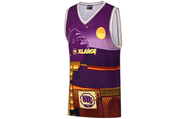 Li-Ning Li Ning Basketball Jersey Men's Jams Purple