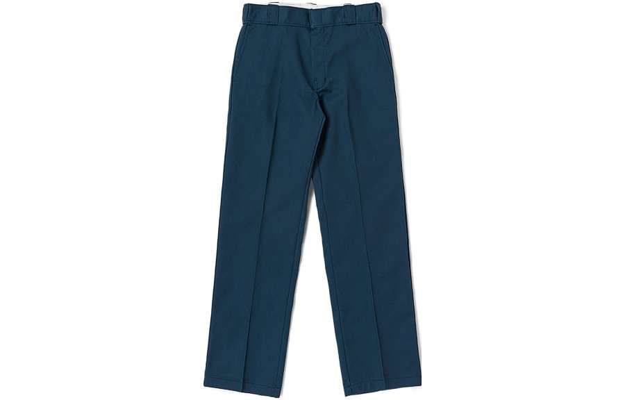 Dickies Casual Pants Unisex Dark Marine Blue Moderate Straight Fit Pants