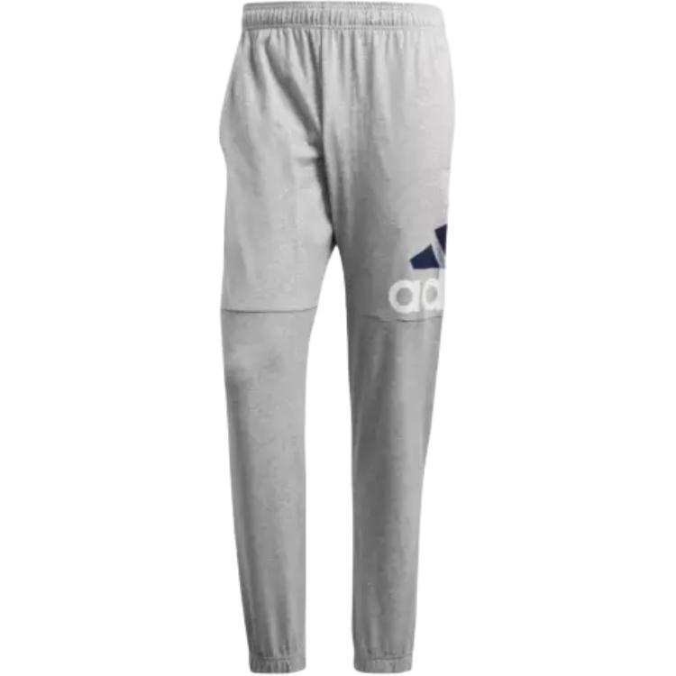 Adidas Adidas Casual Pants Men's Gray Moderate Cuffed Pants