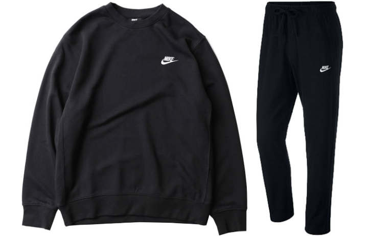 Nike Nike Casual Sportswear Men's Black Crew Neck Moderate