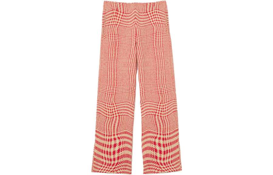 Burberry Casual Pants Men's Red