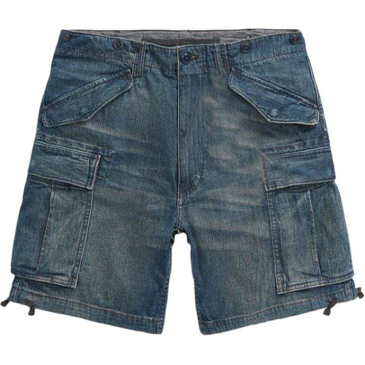Double RL Double RL SS24 Cargo Shorts Men's Washed Dark Blue