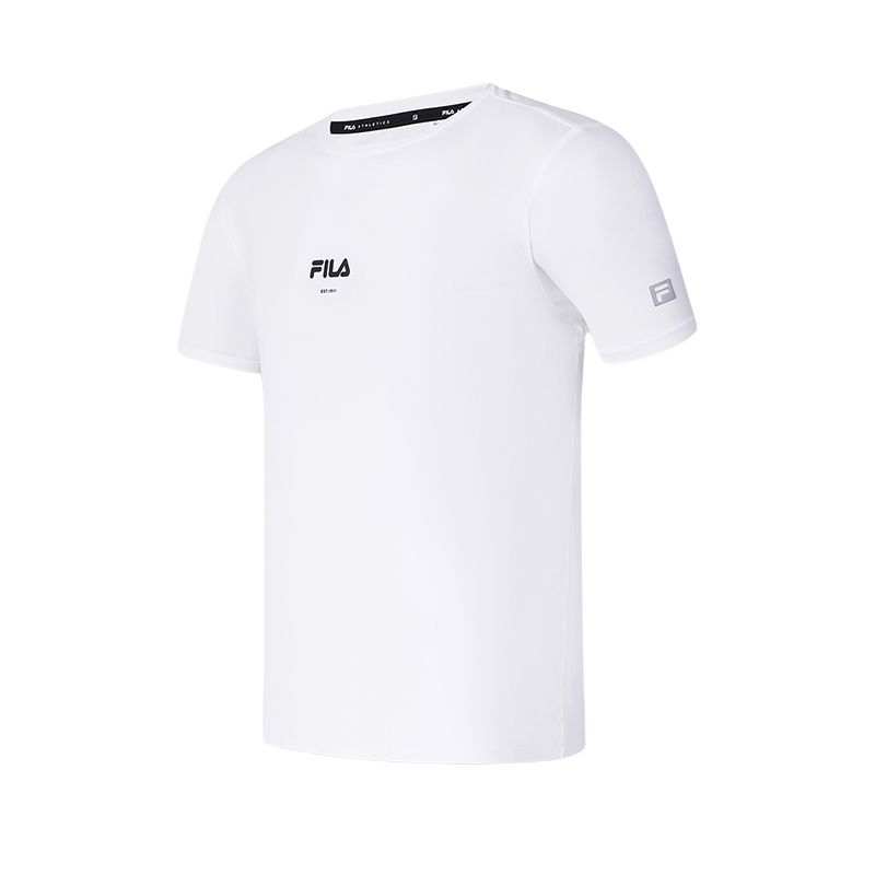 FILA Fitness SS25 T Shirt Men's Bright White WT