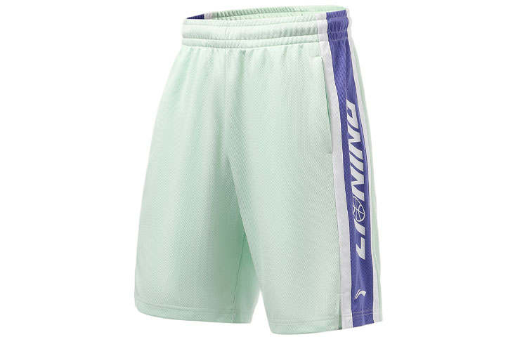 Li-Ning Li Ning Sports Basketball Collection Basketball Shorts Men's Green Moderate Bermuda Shorts