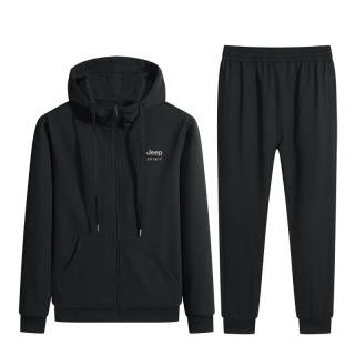 JEEP SPIRIT Casual Sportswear Unisex Hooded Moderate