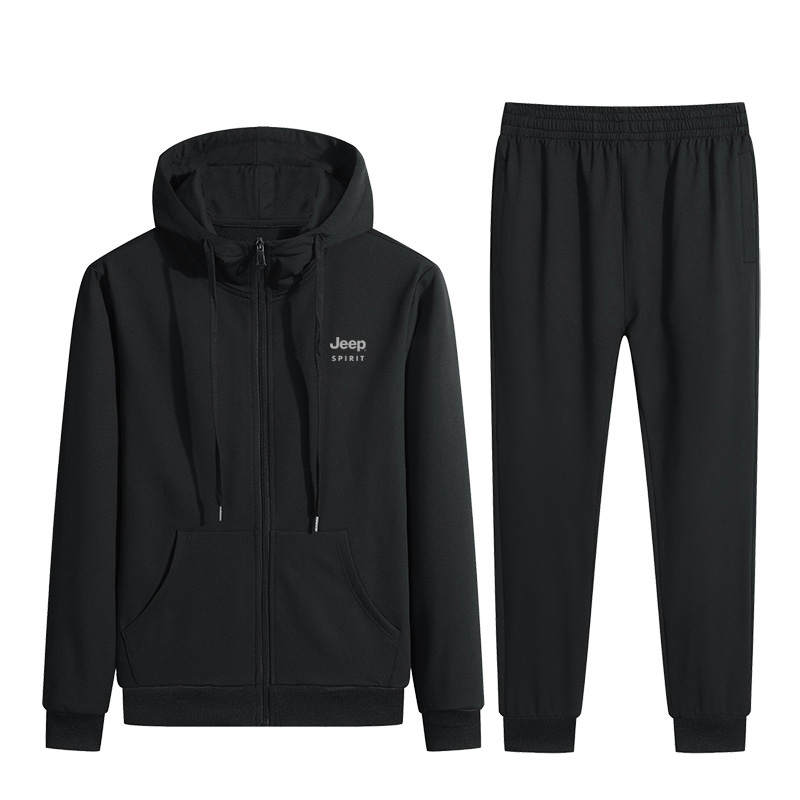 JEEP SPIRIT Casual Sportswear Unisex Hooded Moderate
