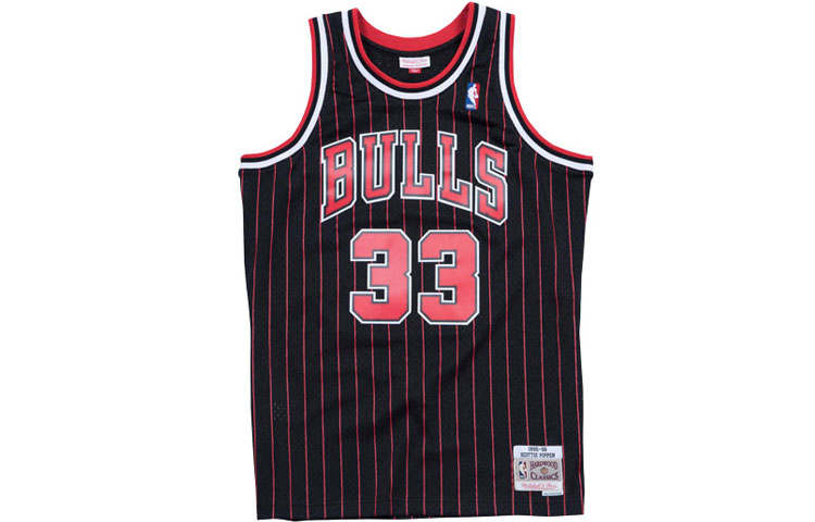 Mitchell Ness Mitchell & Ness Chicago Bulls Alternate 1995 96 Scottie Pippen Swingman Jersey